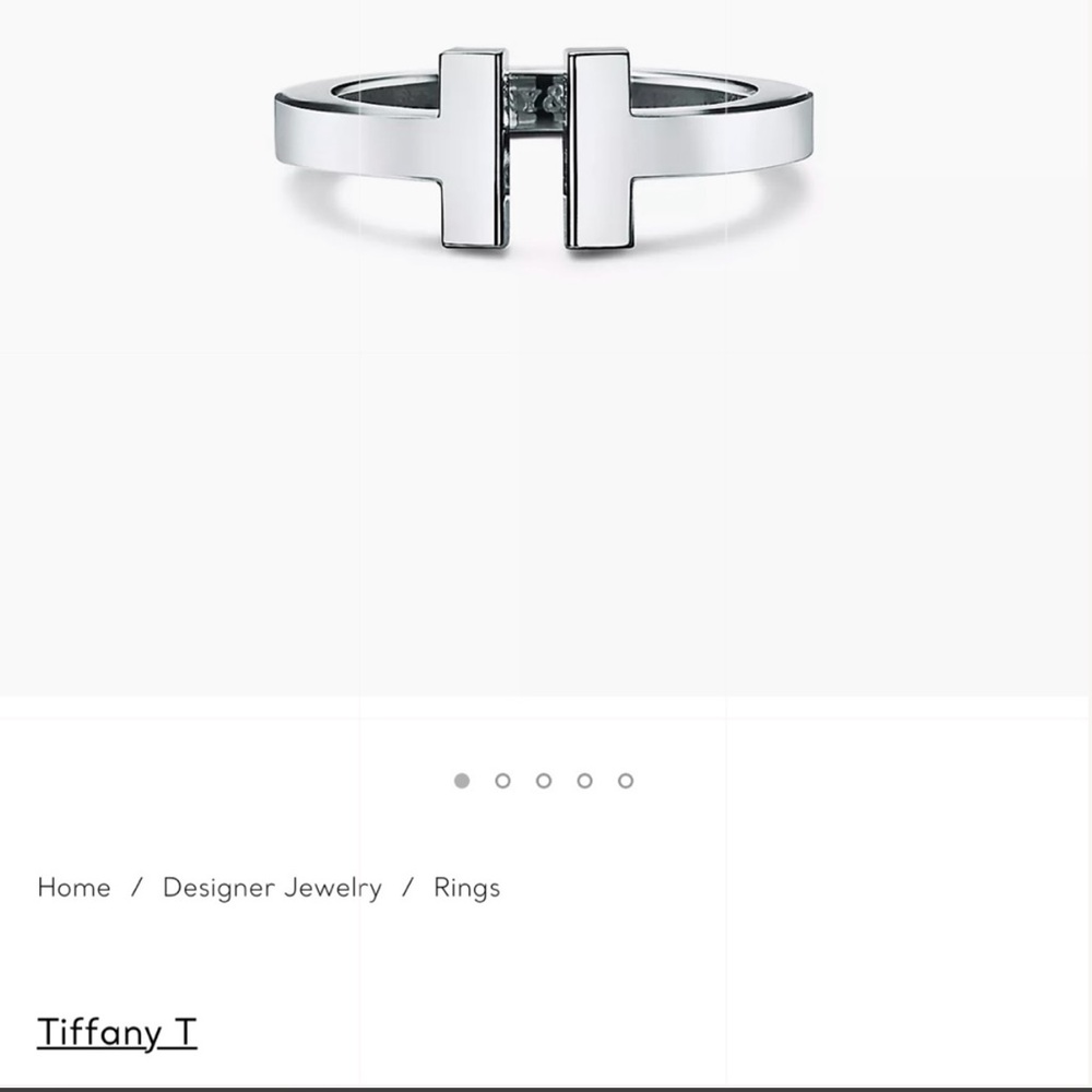 Tiffany & Co. Square Ring in Silver
